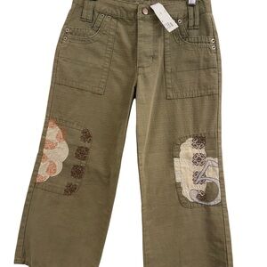 Da-Nang Green Casual Bohemian Bottoms